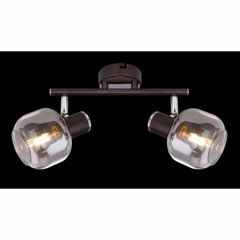 Luminaires Globo Lighting Spot Globo KABU Cuivre, 2 lumières