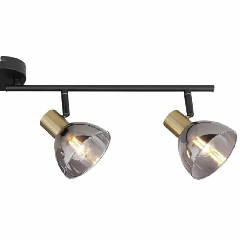 Luminaires Globo Lighting Spot Globo KLERENA Noir, 4 lumières