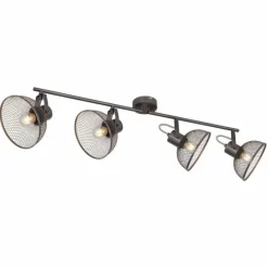 Lampes Industrielles-Luminaires Globo Lighting Spot Globo LHIMMA Chrome, 4 lumières