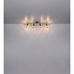 Lampes Industrielles-Luminaires Globo Lighting Spot Globo LHIMMA Chrome, 4 lumières