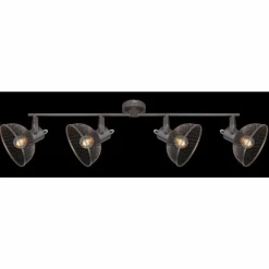 Lampes Industrielles-Luminaires Globo Lighting Spot Globo LHIMMA Chrome, 4 lumières