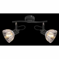 Luminaires Globo Lighting Spot Globo LIBALD Noir, 2 lumières