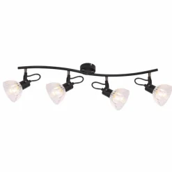 Luminaires Globo Lighting Spot Globo LIBALD Noir, 4 lumières