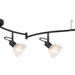 Luminaires Globo Lighting Spot Globo LIBALD Noir, 6 lumières