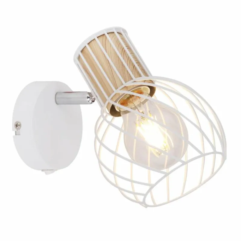 Luminaires Globo Lighting Spot Globo LUISE Blanc, 1 lumière* Spots Et Projecteurs