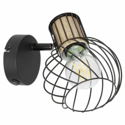 Luminaires Globo Lighting Spot Globo LUISE Noir, 1 lumière* Spots Et Projecteurs
