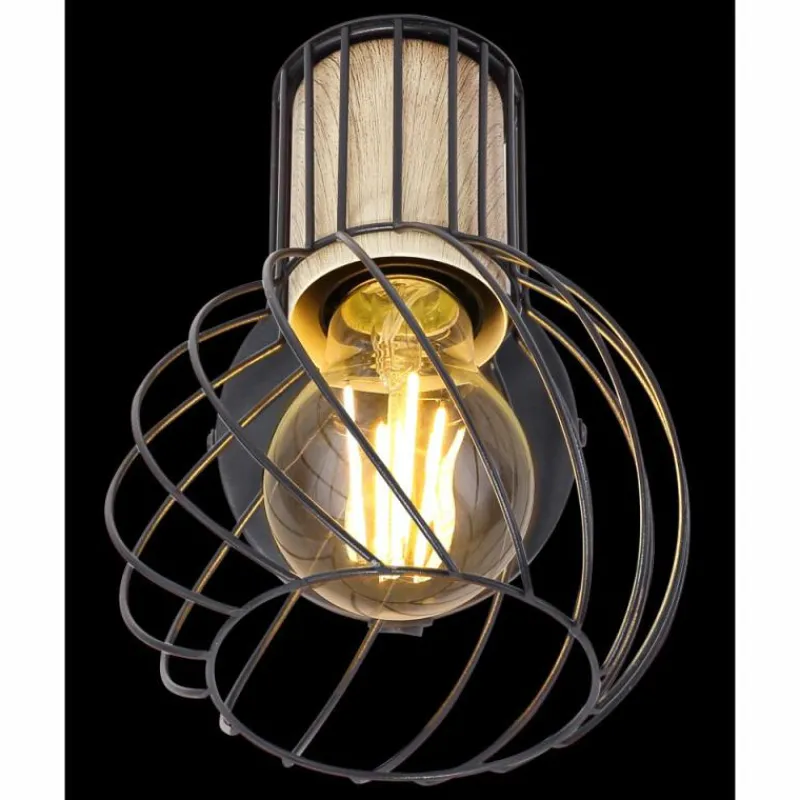 Luminaires Globo Lighting Spot Globo LUISE Noir, 1 lumière* Spots Et Projecteurs