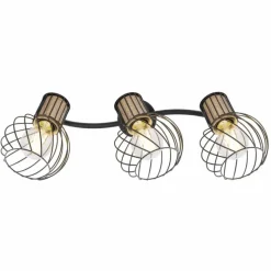 Luminaires Globo Lighting Spot Globo LUISE Noir, 3 lumières* Spots Et Projecteurs
