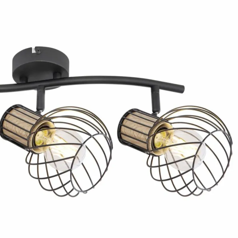 Luminaires Globo Lighting Spot Globo LUISE Noir, 3 lumières* Spots Et Projecteurs