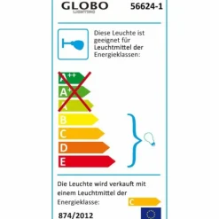 Luminaires Globo Lighting Spot Globo ORINA Chrome, 1 lumière* Spots Et Projecteurs