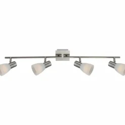 Luminaires Globo Lighting Spot Globo PARRY I Nickel mat, 4 lumières