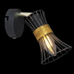 Luminaires Globo Lighting Spot Globo ROXY Noir, 1 lumière* Spots Et Projecteurs