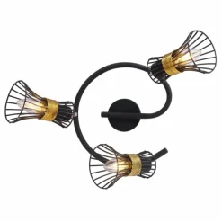 Luminaires Globo Lighting Spot Globo ROXY Noir, 3 lumières* Spots Et Projecteurs