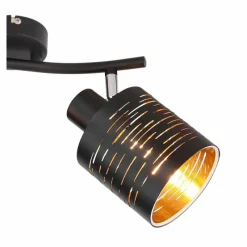Lampe Turque-Luminaires Globo Lighting Spot Globo TUNNO Noir, 2 lumières