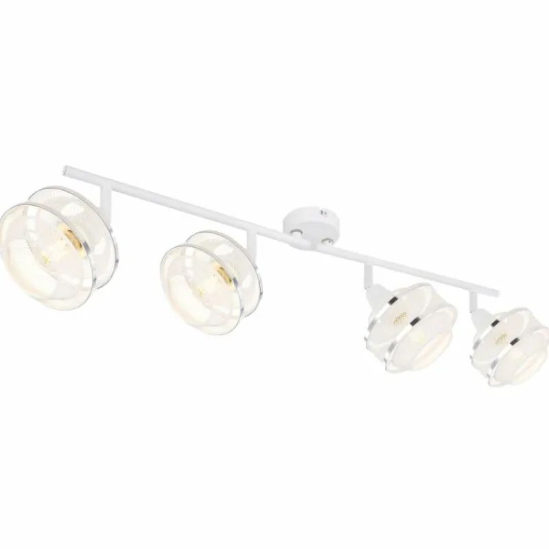 Luminaires Globo Lighting Spot Globo VIGATTO Blanc, 4 lumières* Spots Et Projecteurs