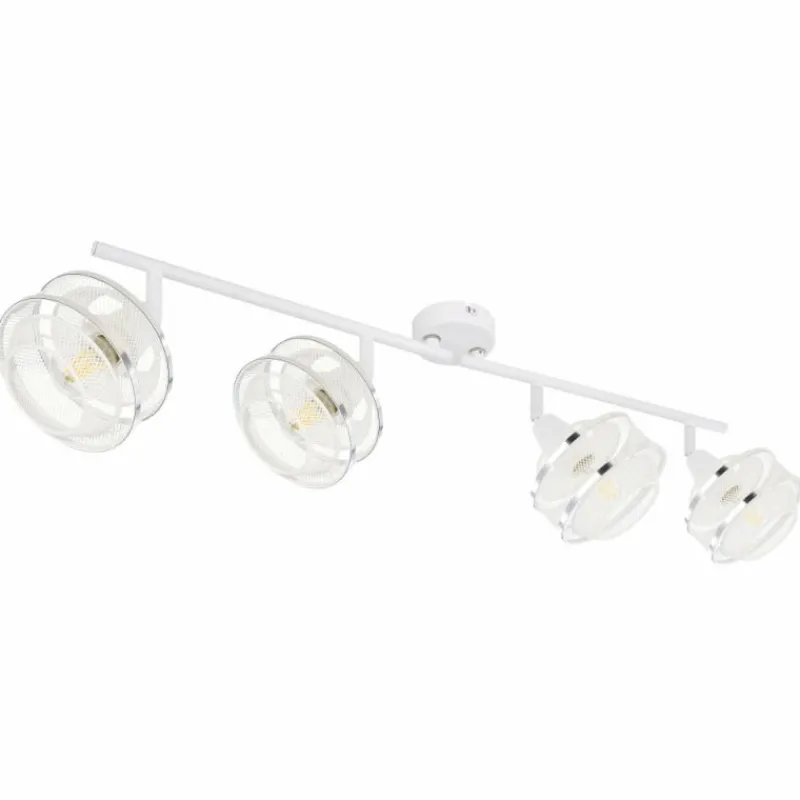 Luminaires Globo Lighting Spot Globo VIGATTO Blanc, 4 lumières* Spots Et Projecteurs
