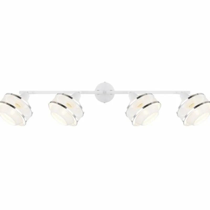 Luminaires Globo Lighting Spot Globo VIGATTO Blanc, 4 lumières* Spots Et Projecteurs