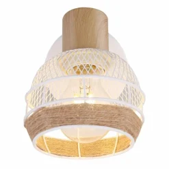 Lampes En Tissu-Luminaires Globo Lighting Spot Globo WIDY Blanc, 1 lumière