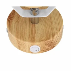 Lampes Vintages & Rétros-Luminaires Globo Lighting Spot Globo WIHO Bois foncé, Blanc, 1 lumière