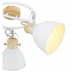 Lampes Vintages & Rétros-Luminaires Globo Lighting Spot Globo WIHO Bois foncé, Blanc, 3 lumières