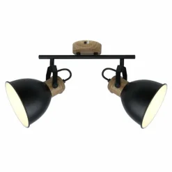 Luminaires Globo Lighting Spot Globo WIHO Noir, 2 lumières* Spots Et Projecteurs