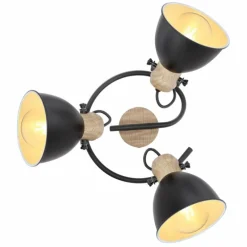 Luminaires Globo Lighting Spot Globo WIHO Noir, 3 lumières* Spots Et Projecteurs