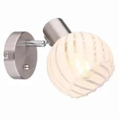 Luminaires Globo Lighting Spot Globo WILLY Nickel mat, 1 lumière