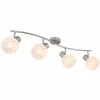 Luminaires Globo Lighting Spot Globo WILLY Nickel mat, 4 lumières