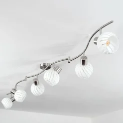 Luminaires Globo Lighting Spot Globo WILLY Nickel mat, 6 lumières