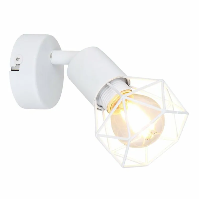 Luminaires Globo Lighting Spot Globo XARA I Blanc, 1 lumière* Spots Et Projecteurs