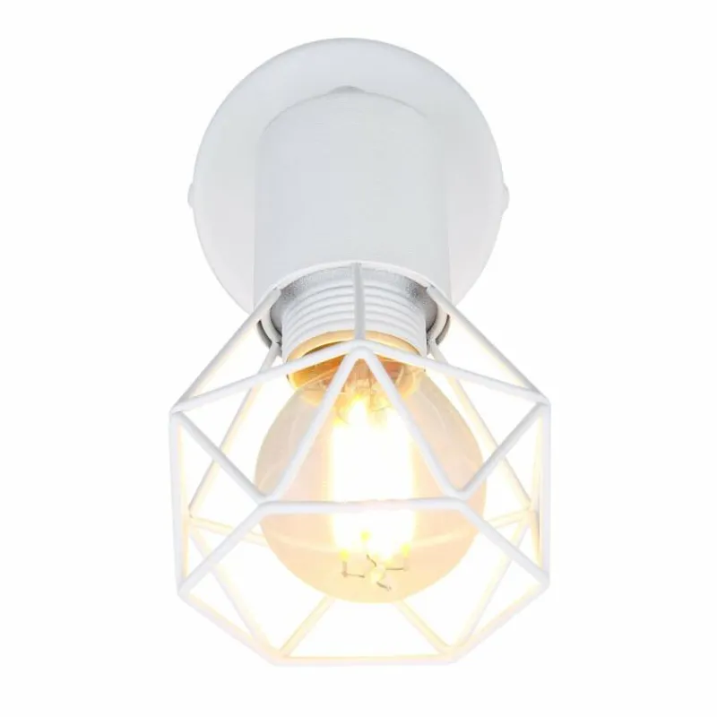 Luminaires Globo Lighting Spot Globo XARA I Blanc, 1 lumière* Spots Et Projecteurs