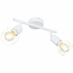 Luminaires Globo Lighting Spot Globo XARA I Blanc, 2 lumières* Spots Et Projecteurs