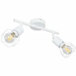 Luminaires Globo Lighting Spot Globo XARA I Blanc, 2 lumières* Spots Et Projecteurs