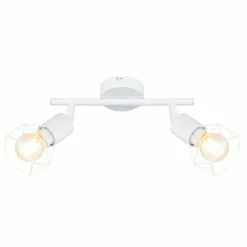 Luminaires Globo Lighting Spot Globo XARA I Blanc, 2 lumières* Spots Et Projecteurs