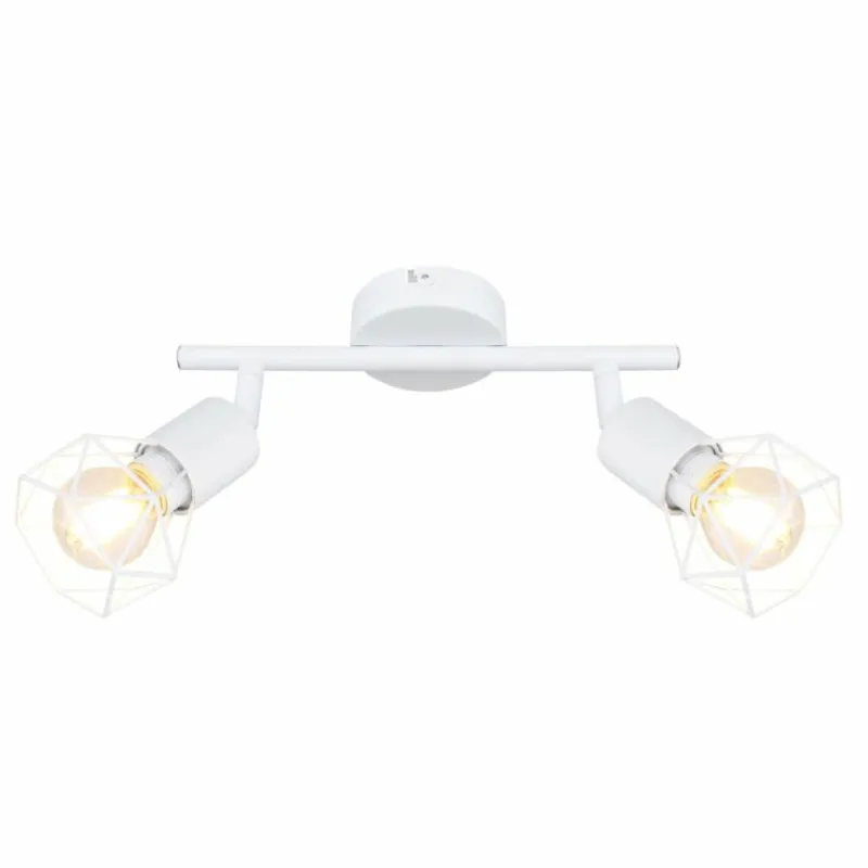 Luminaires Globo Lighting Spot Globo XARA I Blanc, 2 lumières* Spots Et Projecteurs