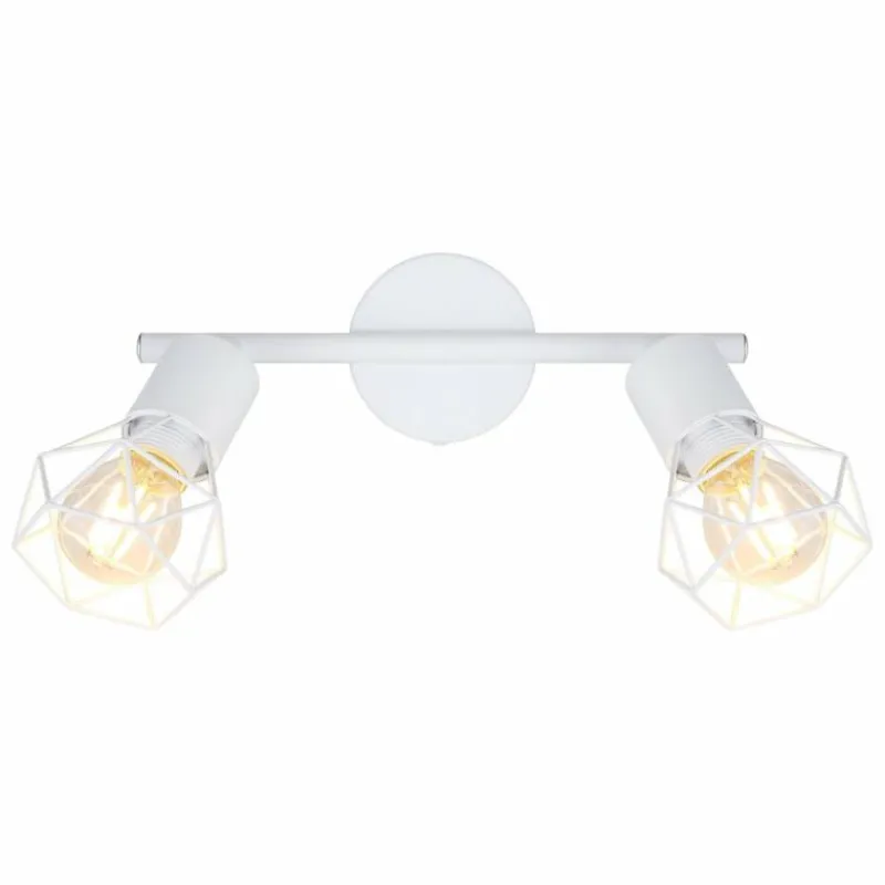 Luminaires Globo Lighting Spot Globo XARA I Blanc, 2 lumières* Spots Et Projecteurs