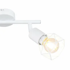 Luminaires Globo Lighting Spot Globo XARA I Blanc, 2 lumières* Spots Et Projecteurs
