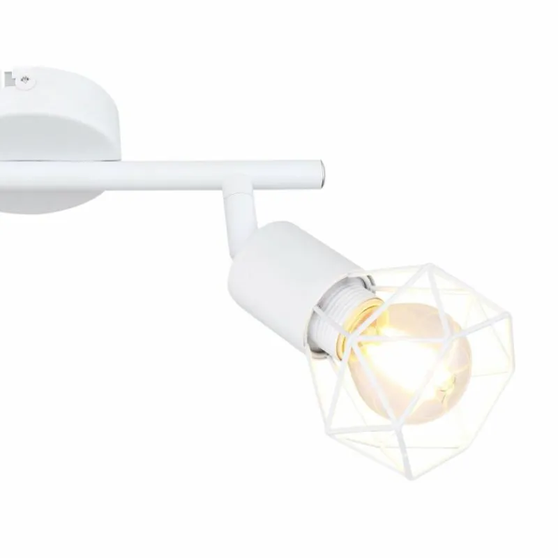 Luminaires Globo Lighting Spot Globo XARA I Blanc, 2 lumières* Spots Et Projecteurs