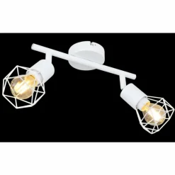 Luminaires Globo Lighting Spot Globo XARA I Blanc, 2 lumières* Spots Et Projecteurs