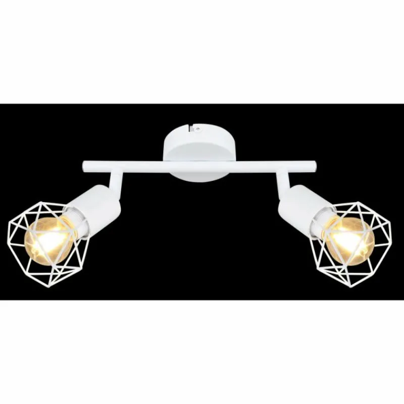 Luminaires Globo Lighting Spot Globo XARA I Blanc, 2 lumières* Spots Et Projecteurs