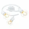 Luminaires Globo Lighting Spot Globo XARA I Blanc, 3 lumières* Spots Et Projecteurs