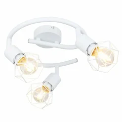 Luminaires Globo Lighting Spot Globo XARA I Blanc, 3 lumières* Spots Et Projecteurs