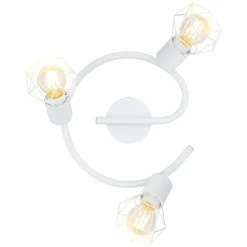 Luminaires Globo Lighting Spot Globo XARA I Blanc, 3 lumières* Spots Et Projecteurs