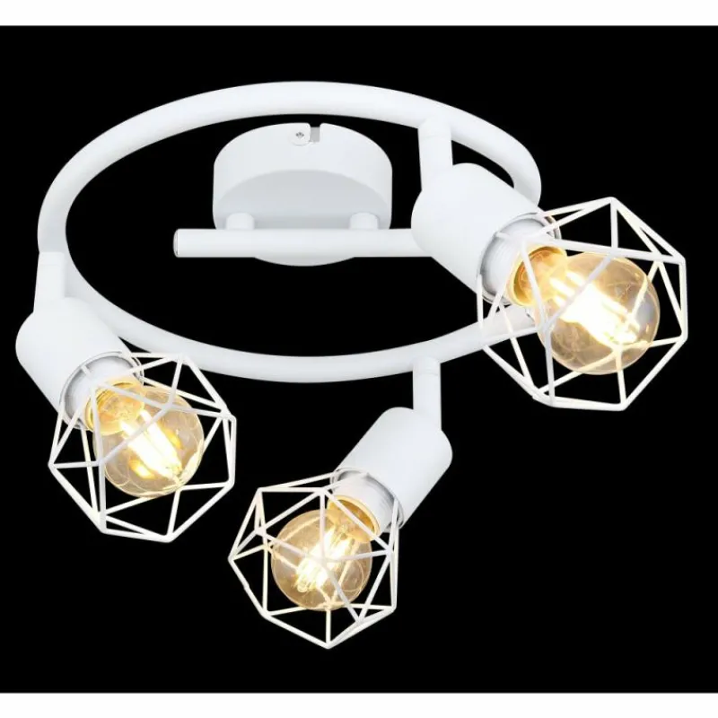 Luminaires Globo Lighting Spot Globo XARA I Blanc, 3 lumières* Spots Et Projecteurs