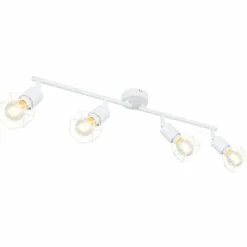 Luminaires Globo Lighting Spot Globo XARA I Blanc, 4 lumières* Spots Et Projecteurs