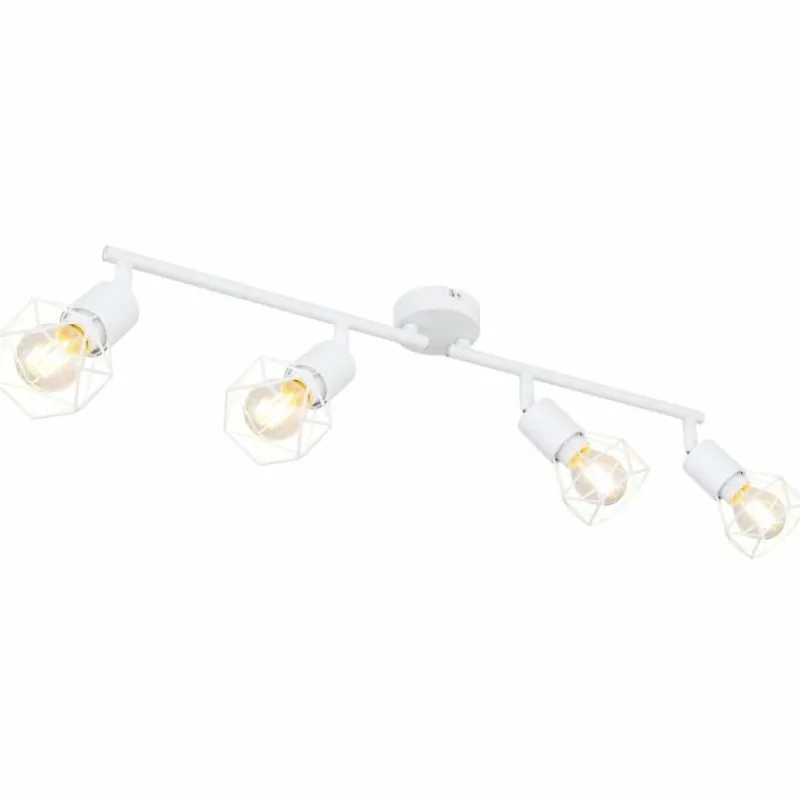 Luminaires Globo Lighting Spot Globo XARA I Blanc, 4 lumières* Spots Et Projecteurs