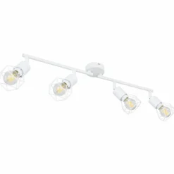 Luminaires Globo Lighting Spot Globo XARA I Blanc, 4 lumières* Spots Et Projecteurs