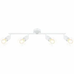 Luminaires Globo Lighting Spot Globo XARA I Blanc, 4 lumières* Spots Et Projecteurs