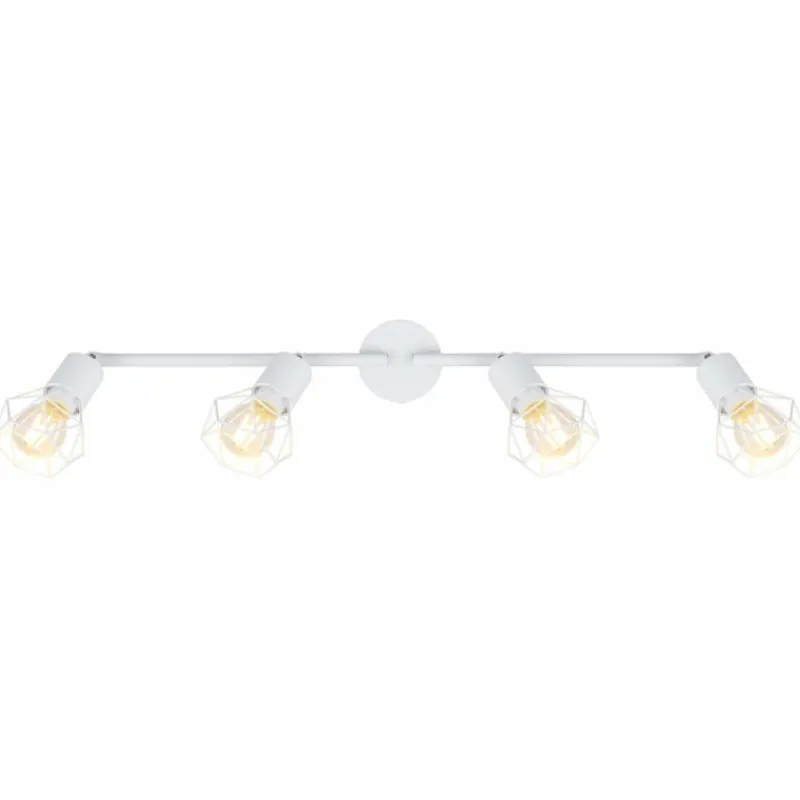 Luminaires Globo Lighting Spot Globo XARA I Blanc, 4 lumières* Spots Et Projecteurs