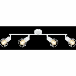Luminaires Globo Lighting Spot Globo XARA I Blanc, 4 lumières* Spots Et Projecteurs